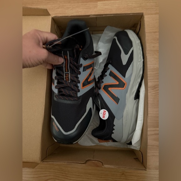 NEW BALANCE FRESH FOAM 510V6 #MT510LC6 MEN'S RUNNING SHOE Size 13 4E Black Grey - Picture 8 of 8